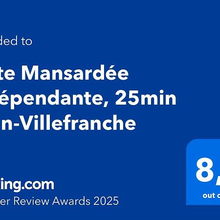 Suite Mansardee Independante, 25Min Lyon-Villefranche Chazay-d'Azergues Eksteriør billede